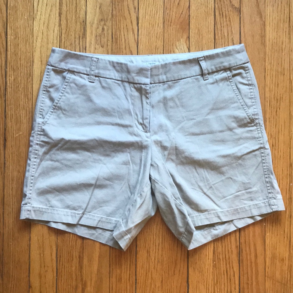 J. Crew Khaki Shorts, Size 10